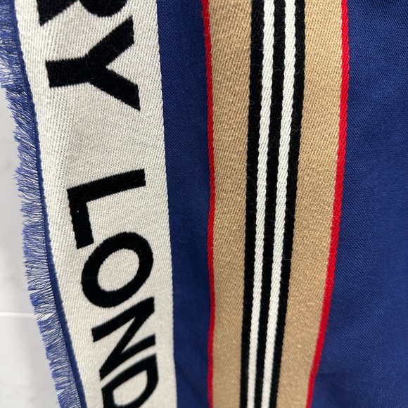 Burberry Ribbon Heritage stripe large scarf - Picture 5 of 6